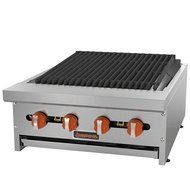 MVP Group SRRB-24 Gas Radiant Broiler, 24", Grey