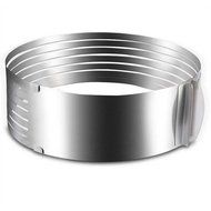 Jiaruo Adjustable Stainless Steel Mould Layer Cake Mold Slicer Kit N3