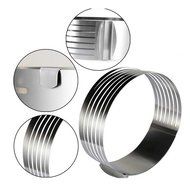 Jiaruo Adjustable Stainless Steel Mould Layer Cake Mold Slicer Kit N4
