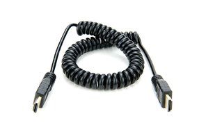 Atomos Full HDMI to Full HDMI Coiled Cable (19.7-25.6")