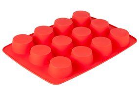 Chef&#039;s Star Silicone Pop Out Muffin and Cupcake Pan 12 Cup, Reusable, Non-Stick, Easy To Clean, Oven Dishwasher... N4