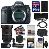 Canon EOS 6D Digital SLR Camera Body &amp; EF 24-105mm IS STM Lens with 64GB Card + Canon Backpack + Battery &amp; Charger...