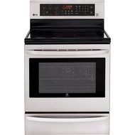 LG LRE3085ST 30" Stainless Steel Electric Smoothtop Range - Convection N3