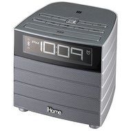 iHome NFC Bluetooth Wireless FM Clock Radio with USB Charging Port, Wake/Sleep to Multiple Sources, Aux Input,... N2