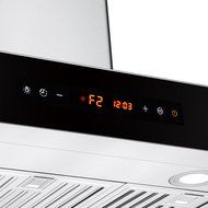 AKDY&reg; 30" Kitchen Wall Mount Wall Mount LED Touch Control Panel Baffle Filters Range Hood N5