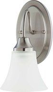 Sea Gull Lighting 41806-962 Bathroom Sconce with Satin EtchedGlass Shades, Brushed Nickel Finish by Sea Gull Lighting