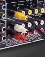 Fosmon RCA Audio &amp; Video Cable - 3 Plug Stereo/VCR (Red, White, Yellow) - 12ft / 3.7m N3