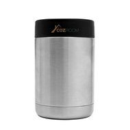 CoZroom Stainless Steel Can Cooler 12oz-Double Wall Vacuum- Personal Beverage Cooler Fits Cans and Bottles N4