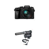 Panasonic LUMIX DMC-G7HK DSLM Mirrorless 4K Camera, 14-140 mm Lens Kit (Black) w/ Audio-Technica AT8024 Stereo...