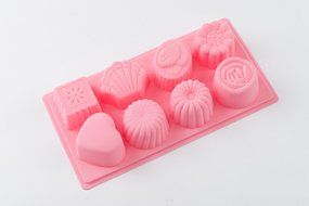 8 Hole Floral Cake Pudding Jelly Chocolate Mold Handmade DIY Soap Candle Ice Mould N5