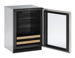 U-Line U2224BEVS00A Built-in Beverage Center, 24", Stainless Steel N2