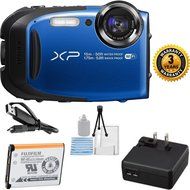 Fujifilm FinePix XP80 Yellow Waterproof Digital Camera Bundle with 2.7-Inch LCD Screen (White Box Packaging, Brand...