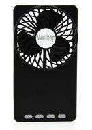 Welltop&reg; Mini Mirror Fan Handheld Pocket Fan Electric Personal Fans 3 Speeds Portable Mini USB 18650 Rechargeable... N12