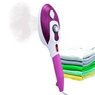 Garment Steamer Portable Handheld Power Steam Brush Wrinkle Steam Iron for Home and Travel Purple N2