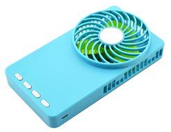 Welltop&reg; Mini Mirror Fan Handheld Pocket Fan Electric Personal Fans 3 Speeds Portable Mini USB 18650 Rechargeable... N15