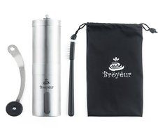 Burr Manual Coffee Bean Hand Crank Ceramic Mill Grinder. Turkish, French Press, Espresso, Br&ouml;y&ecirc;ur. Adjustable... N2