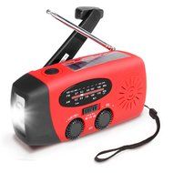 EpochAir Emergency Solar Hand Crank Self Powered AM/FM/NOAA Weather Radio, LED Flashlight, Smart Phone Charger... N16