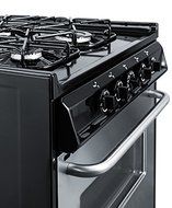 24" Wide Slide-In Gas Range with Stainless Doors &amp; Sealed Burners N4