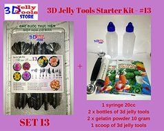 3D Jelly Tools Starter Kit - Type 13 - 3D Gelatin Art Tools - 10 pcs/set