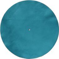 Genuine Leather Turntable Platter Mat - Teal