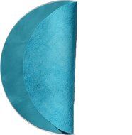 Genuine Leather Turntable Platter Mat - Teal N2