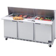 Beverage Air SPE72-18 72" Refrigerated Sandwich Prep Table