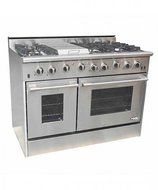 NXR DRGB4801 48" Natural Gas Range with 6 Burners in Stainless Steel