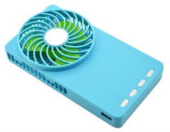 Welltop&reg; Mini Mirror Fan Handheld Pocket Fan Electric Personal Fans 3 Speeds Portable Mini USB 18650 Rechargeable... N22