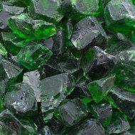 Dragon Glass 1/2" Medium Landscape Glass, 25 lb, Royal Blue N2