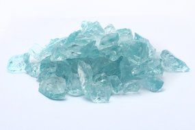 Dragon Glass 1/2" Medium Landscape Glass, 25 lb, Royal Blue N3