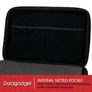DURAGADGET HP Action Camera Case - Black Armoured EVA 'Shell' Storage Case with Fully-Customizable &amp; Shock-Absorbing... N6