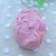 Sher Beautiful Faery Soap Mold Fondant Cake Chocolate Silicone Mold, Decoration Tools Bakeware N2