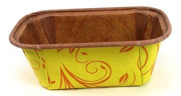 Mini Loaf Paper Baking Pan , 600pcs, L3 x w1-1/2 x h1-1/2 Yellow