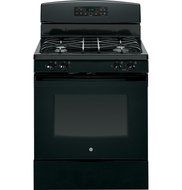 GE JGB640DEFBB 30" Black Gas Sealed Burner Range N4