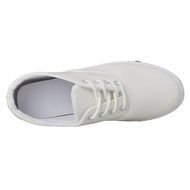 Spritech(TM) Women&#039;s Girls Fashion Casual Comfy Fabric Lace-up Flat Canvas Shoes White