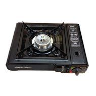Gourmet Chef Portable Single Butane Gas Stove Camping Patio Tabletop with Case