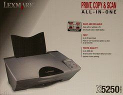 Lexmark X5250 All-In-One Multifunction Color InkJet Printer Copier Scanner