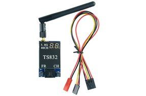 Sinopine TS832 RC832 5.8GHz 40CH 600mW Wireless FPV Transmitter and Receiver for Drones N5