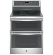 GE PB960SJSS Profile 30" Stainless Steel Electric Smoothtop Double Oven Range - Convection N6