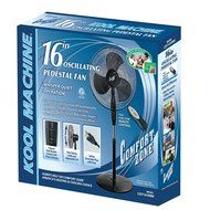 Comfort Zone CZST181RBK Pedestal Fan