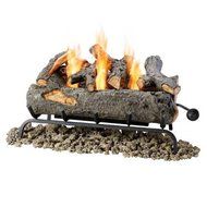 Real Flame 24" Convert-to-Gel Log Set In Birch