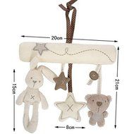 SymWell(TM) Rattle Toys hanging toy baby Stroller Rabbit Hanging rattle Bunny Plush hanging bed plush rabbit hang... N2