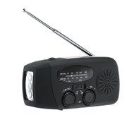 LEORX Emergency Solar Dynamo USB Powered AM/FM Radio Cellphone Charger N6