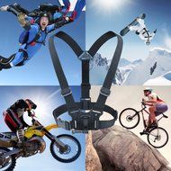 Action Video Camera Bag with Wrist Mount, Chest and Head Strap Combination by USA Gear - Works With GoPro HERO... N3