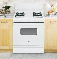 GE GIDDS-632172 30" 4.8 cu. ft. Free-Standing Gas Range, White N4