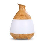 120ML Ultrasonic Aromatherapy Essential Oil Diffuser Cool Mist Humidifier with 7 Colors LED Light Waterless Auto...