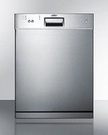 Summit DW2433SSADA 24" ADA Compliant Energy Star Built-In Dishwasher with 4 Wash Cycles 12 Place Settings Ultra... N2
