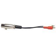 Yeworth 0.15m 6inch XLR Y Splitter Patch Cable, 1 XLR Male to 2 RCA Male Stereo Plug Adapter Cable N13