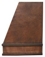 Copper Best H11 302127L Wall Mount Range Hood, Made of Heavy Gauge Virgin Copper N3