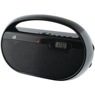 GPX, Inc. R602B Portable AM/FM Radio with Digital Clock and Line Input (Black) N2
